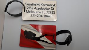 Luggage tag, set of Two